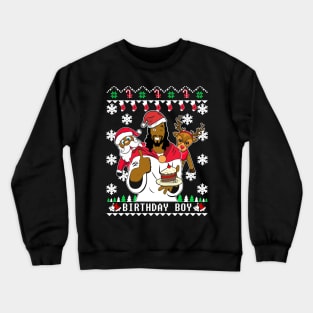 Birthday Boy Ugly Christmas Sweater Crewneck Sweatshirt